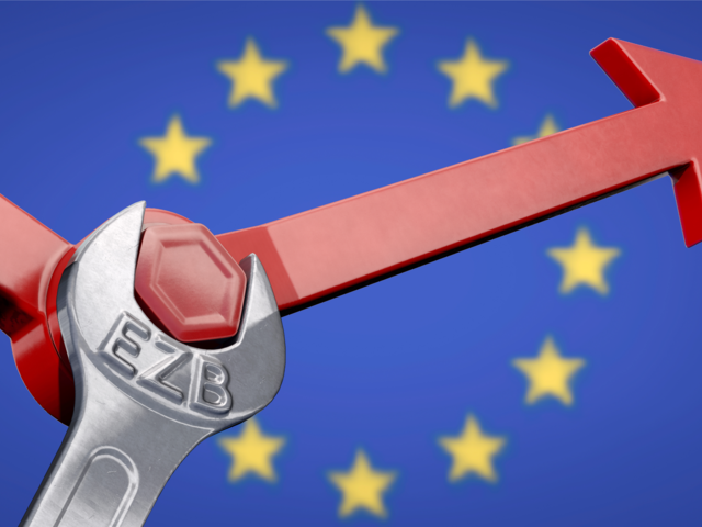 Europäische Zentralbank setzt ihren Zinserhöhungskurs fort